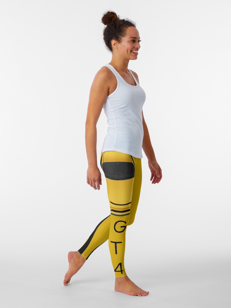 Alternate view of 4 shades of yellow Leggings