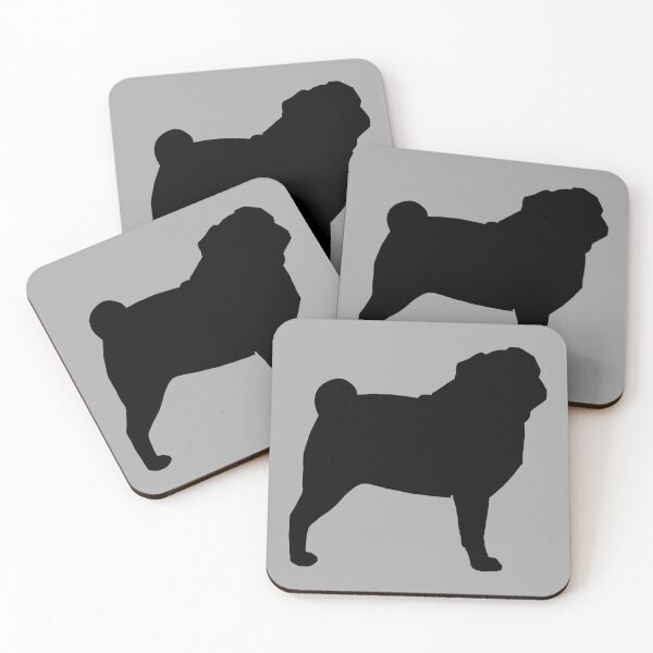 Item preview, Pug Silhouette(s) designed and sold by Jenn Inashvili.