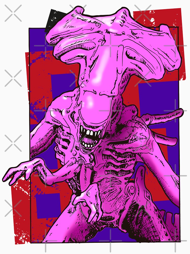 Pink Alien Queen achoprop logo de achoprop