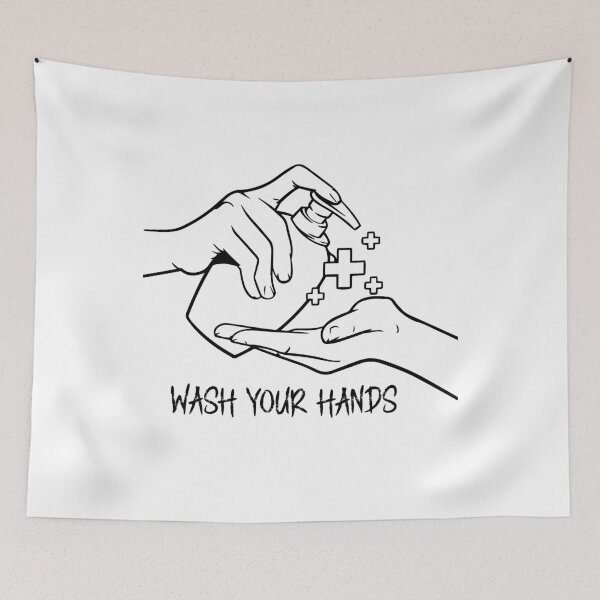 Item preview, Wash Your Hands Mask,funny mask  designed and sold by Noussairox.