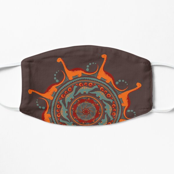 Dino-mandala 4 Masque
