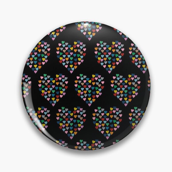 Artikelvorschau, Hearts Heart Multiple on Black entworfen und verkauft von ProjectM.