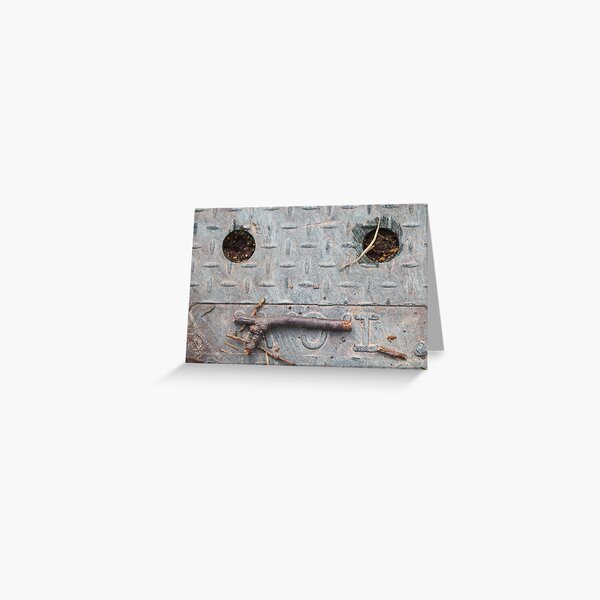 Sewer Face Greeting Card