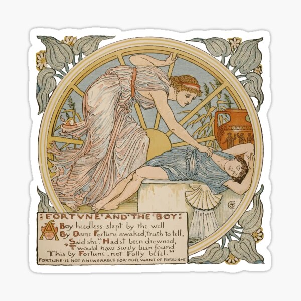 Fortune and the Boy Sticker
