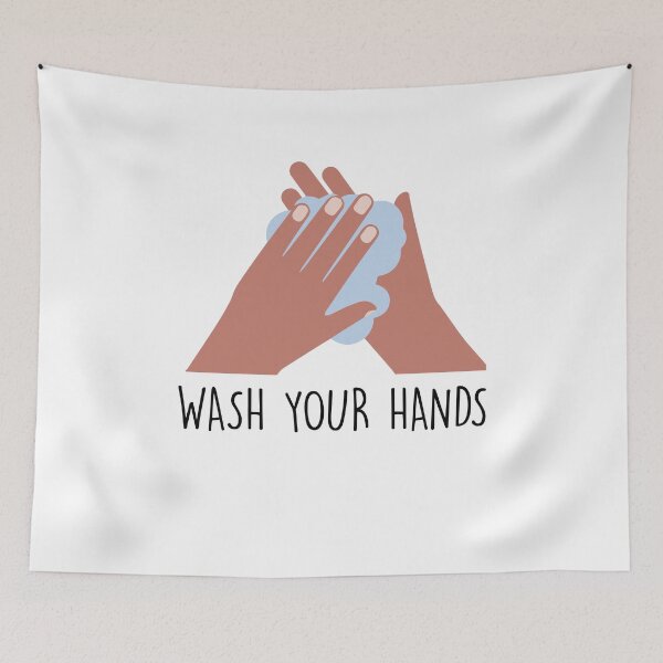 Item preview, Wash Your Hands Mask,funny mask  designed and sold by Noussairox.