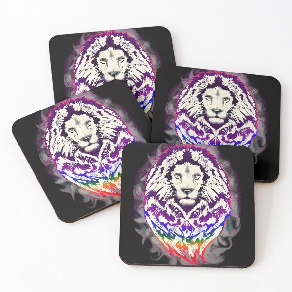 Item preview, Lion Psychedelic Pop Art designed and sold by BluedarkArt.