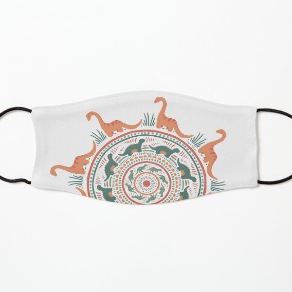 Dino-mandala 1 Masque enfant
