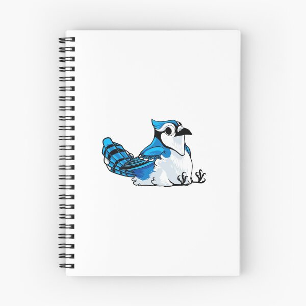 Item preview, Fat Blue Jay Sticker designed and sold by PaleoPanthera.