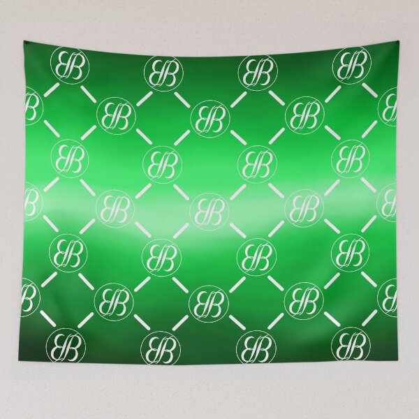 Item preview, BB Button Logo on Shades of Forest Green designed and sold by ByJezie.