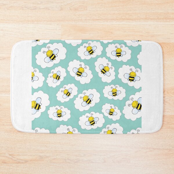Item preview, Bees on Honeycomb Mask designed and sold by graphicmeyou.