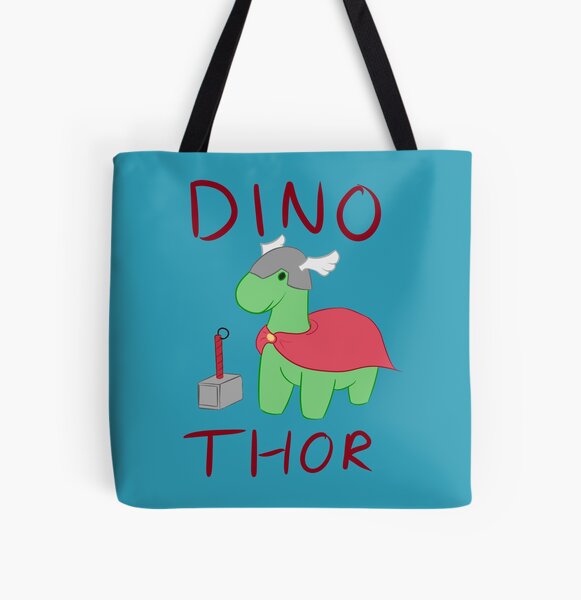 Dress up Dinosaur Tote bag - Shop harapecora Handbags & Totes - Pinkoi