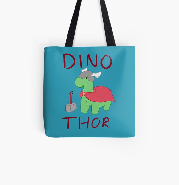 Dino - Thor All Over Print Tote Bag
