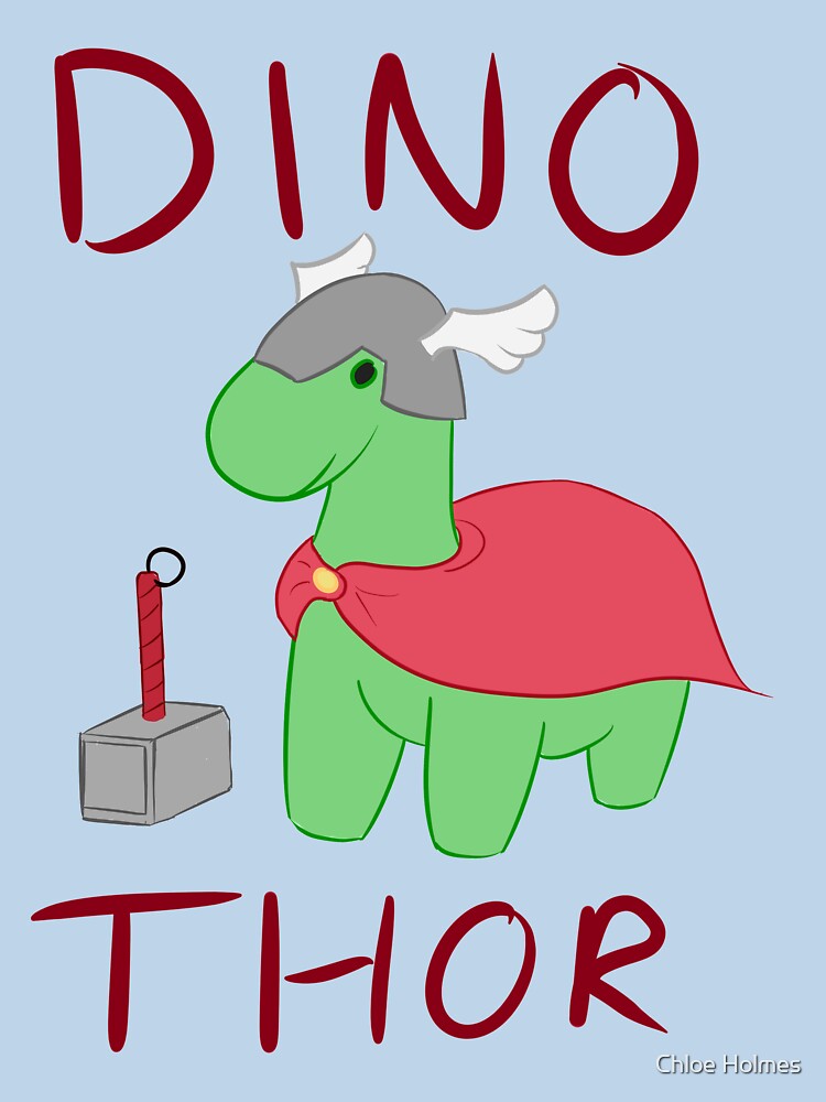 Thumbnail 7 of 7, Classic T-Shirt, Dino - Thor designed and sold by phoenixlament.