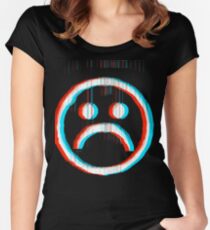 Sad Glitch Women's Fitted Scoop T-Shirt