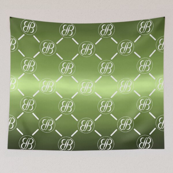 Item preview, BB Button Logo on Shades of Olive Green designed and sold by ByJezie.
