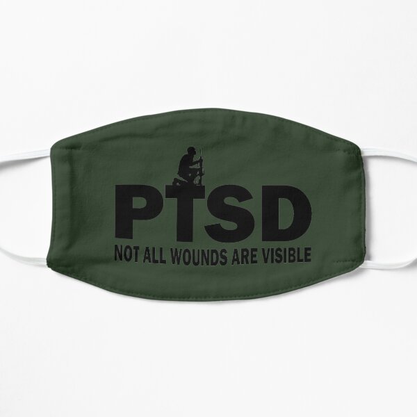 PTSD Male Soldier Flat Mask
