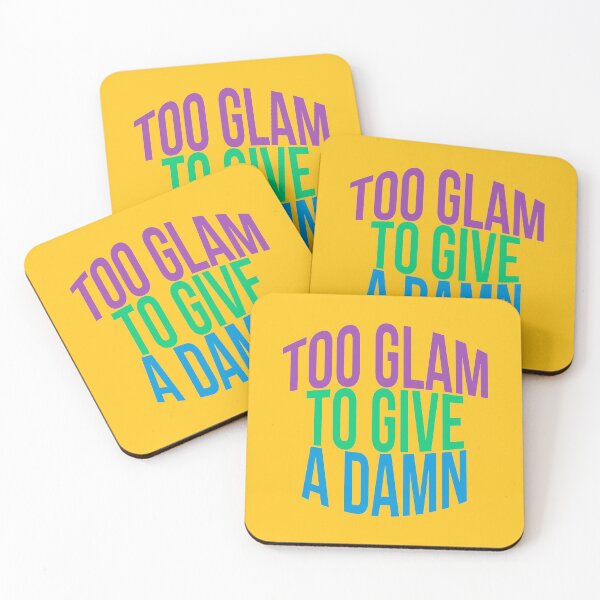 Item preview, Too Glam To Give A Damn designed and sold by TheArtism.