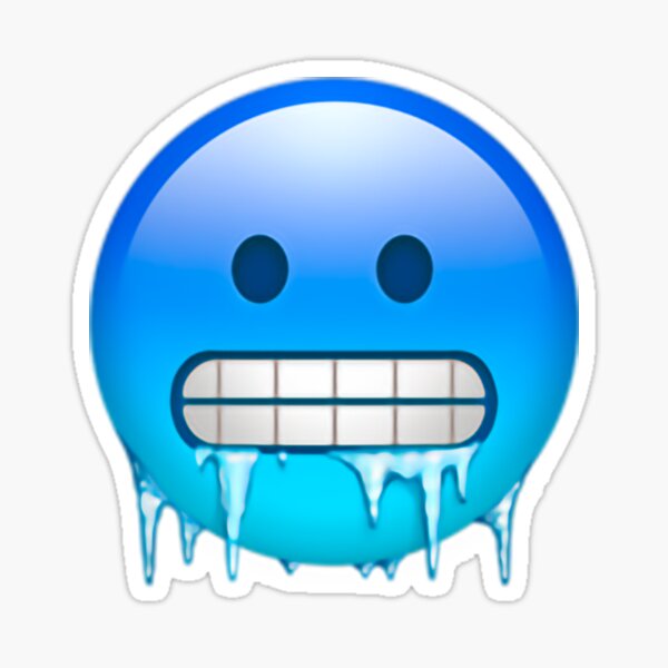 Cold Emoji Stickers Redbubble