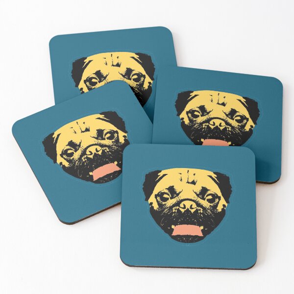 Item preview, Happy Yellow Pop Pug designed and sold by pelagio.