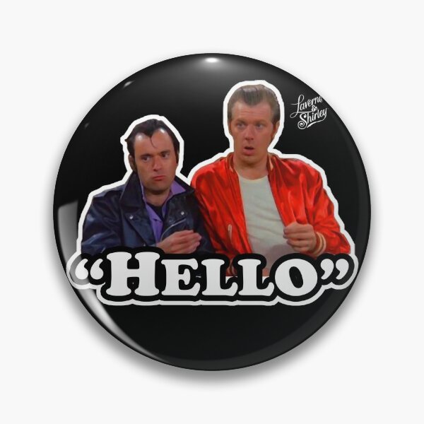 Item preview, Hello Lenny and Squiggy Retro Laverne and Shirley 70s Tribute designed and sold by 90snerd.