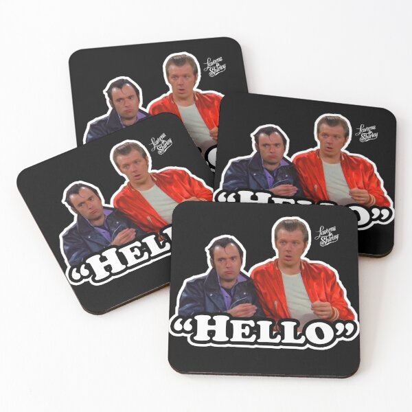 Item preview, Hello Lenny and Squiggy Retro Laverne and Shirley 70s Tribute designed and sold by 90snerd.