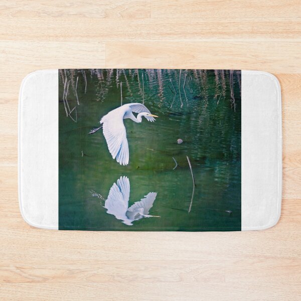 Item preview, Eastern Great Egret Kyoto Japan designed and sold by PhotoArt by Joan Carroll.