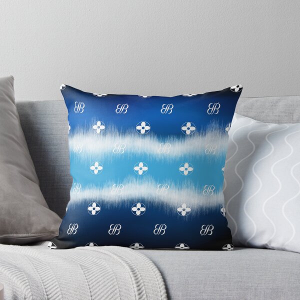 Item preview, BB Logo Flower Design on Shades of Blue designed and sold by ByJezie.