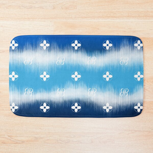 Item preview, BB Logo Flower Design on Shades of Blue designed and sold by ByJezie.