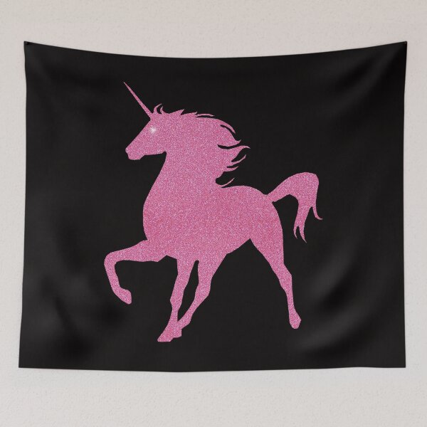 Item preview, Pink Faux Glitter Magical Unicorn designed and sold by Atteestude.