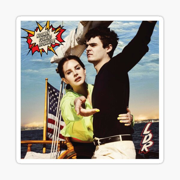 lana del rockwell norman ray tour 2020 mampuslo Sticker