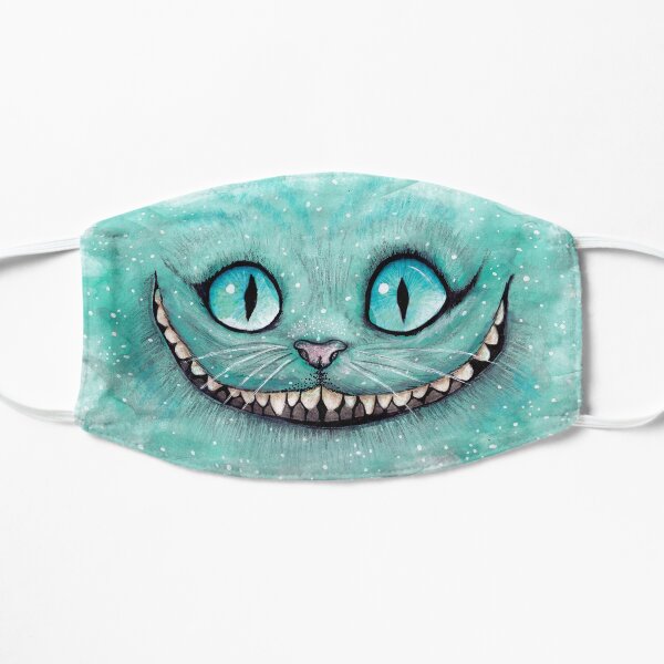Cheshire Cat - Drawing - Drawn Flat Mask