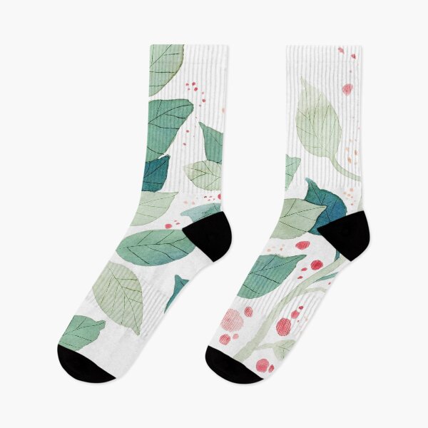 Item preview, Green Nature Leaves | Simple Watercolor Pattern designed and sold by CaitlinBongers.
