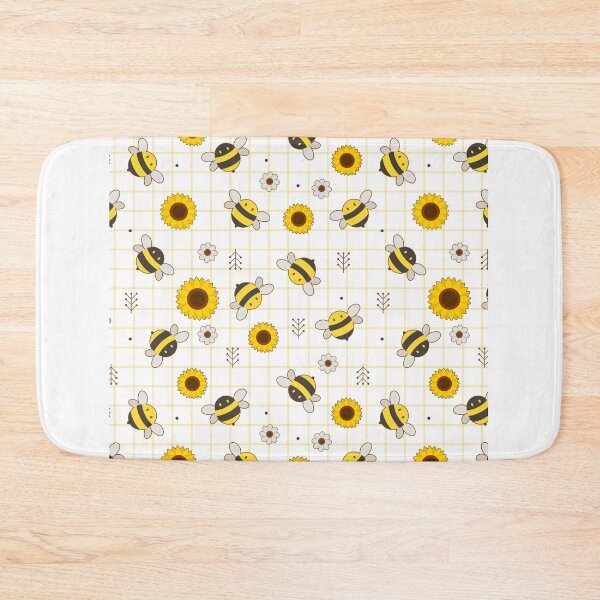 Item preview, Bees on Honeycomb Mask designed and sold by graphicmeyou.