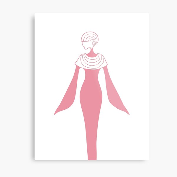 Pink Diane Metal Print