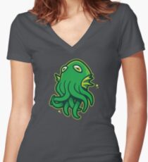 Call of Kerthulhu Women's Fitted V-Neck T-Shirt