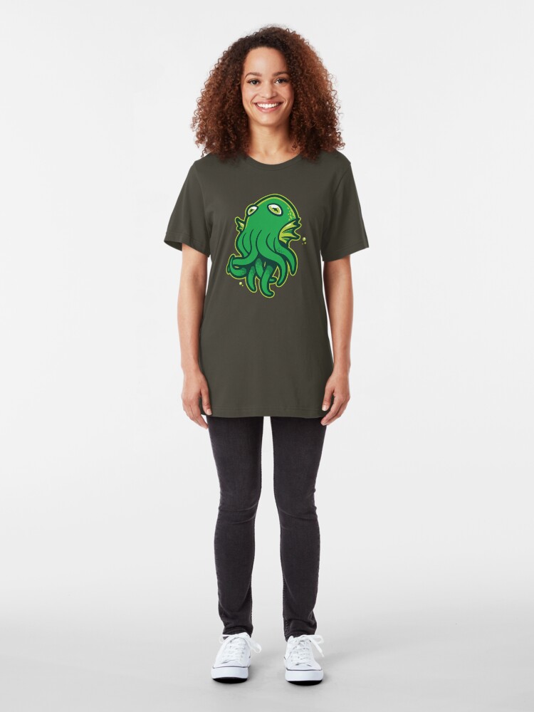 Alternate view of Call of Kerthulhu Slim Fit T-Shirt