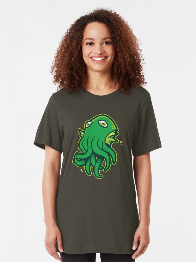 Alternate view of Call of Kerthulhu Slim Fit T-Shirt