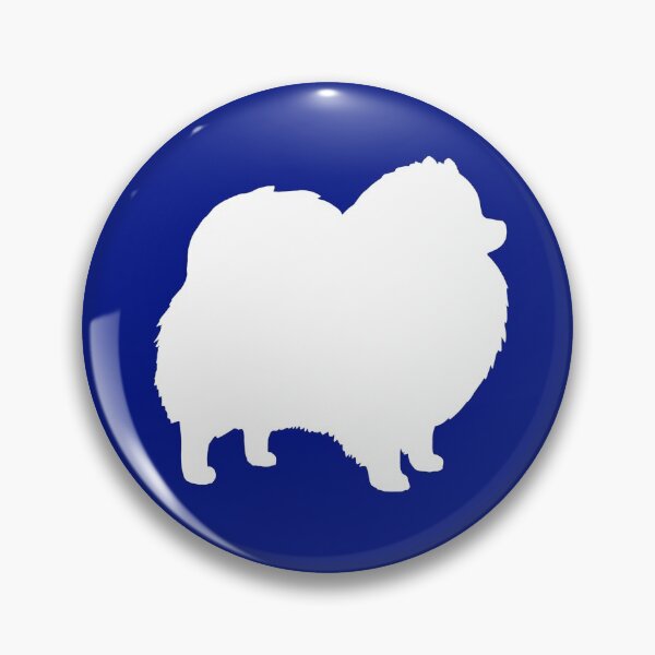 Item preview, White Pomeranian Silhouette(s) designed and sold by Jenn Inashvili.