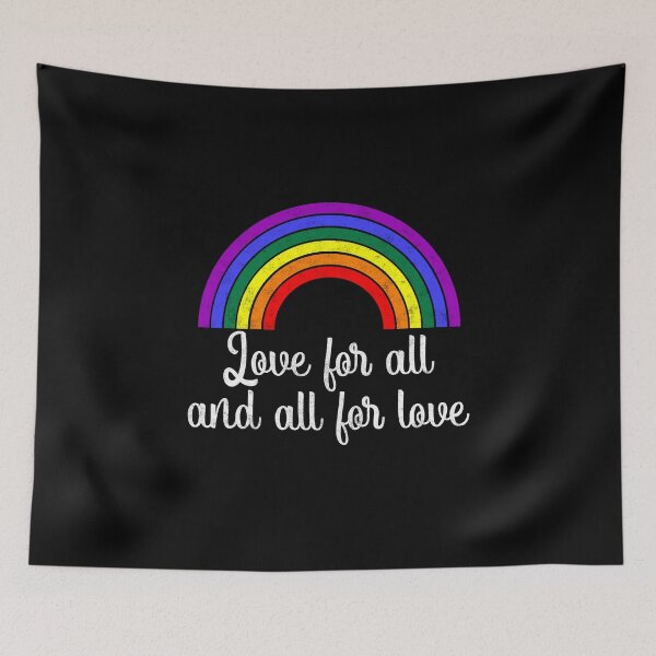 Item preview, LGBT Ally Pride | Love for all and all for love designed and sold by MagicBoutique.