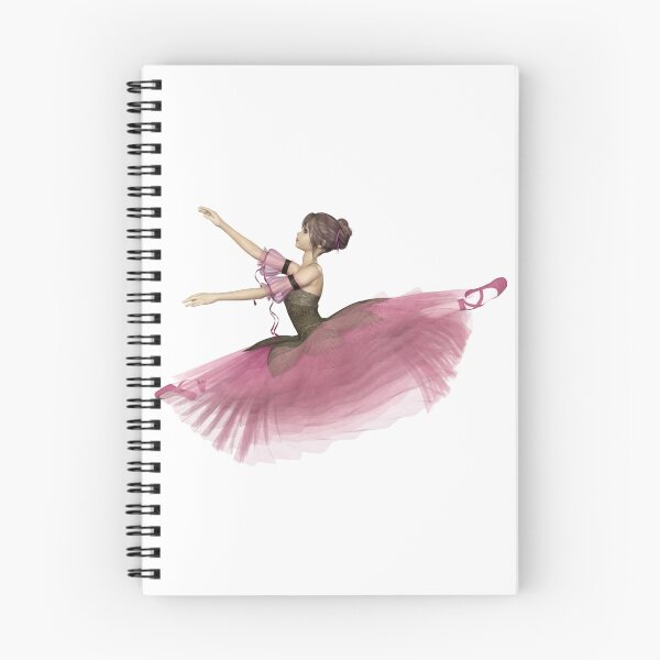 Item preview, Pink Flower Ballerina Leaping designed and sold by algoldesigns.