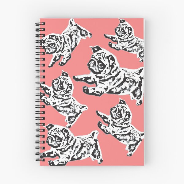 Item preview, Pug Puppies Running designed and sold by Flower Magic .