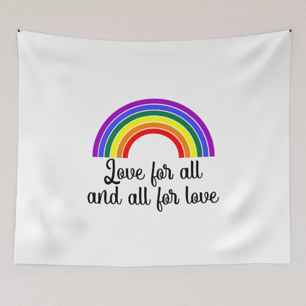Item preview, LGBT Ally Pride | Love for all and all for love designed and sold by MagicBoutique.