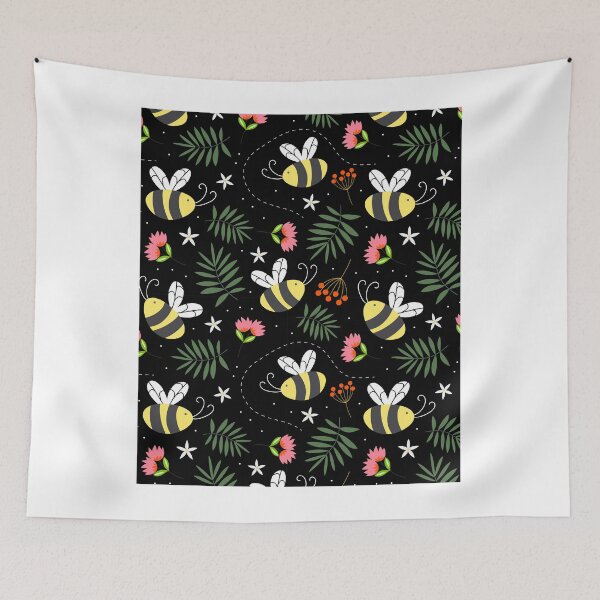 Item preview, Bees on Honeycomb designed and sold by graphicmeyou.
