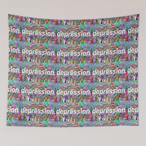 Item preview, Depression Glitch designed and sold by RocketShots.