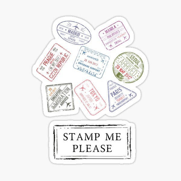 Stamp Me Please! Sticker