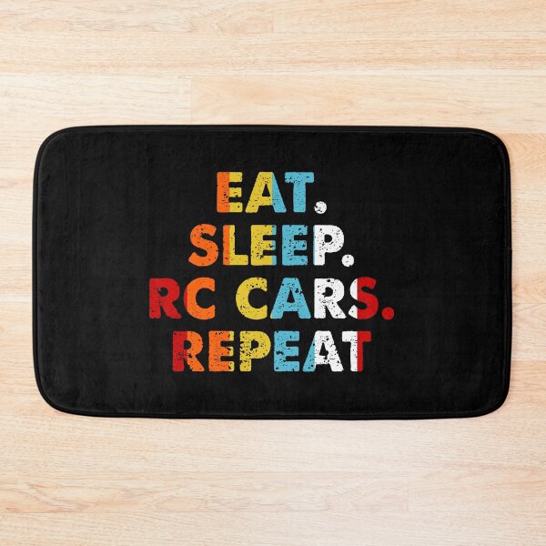 Item preview, Retro Eat. Sleep. RC Cars. Repeat. Vintage Hobby Saying Novelty Gift idea designed and sold by Orange Pieces.