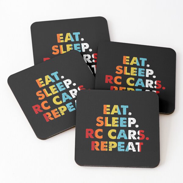 Item preview, Retro Eat. Sleep. RC Cars. Repeat. Vintage Hobby Saying Novelty Gift idea designed and sold by Orange Pieces.