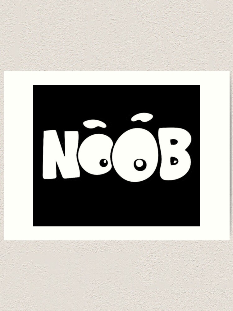 Roblox Noob Oof Art Print By Nice Tees Redbubble - how to make noob skin in roblox 2020