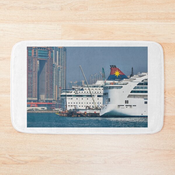 Item preview, Cruise ships in Kowloon. designed and sold by Howard  Boyd.