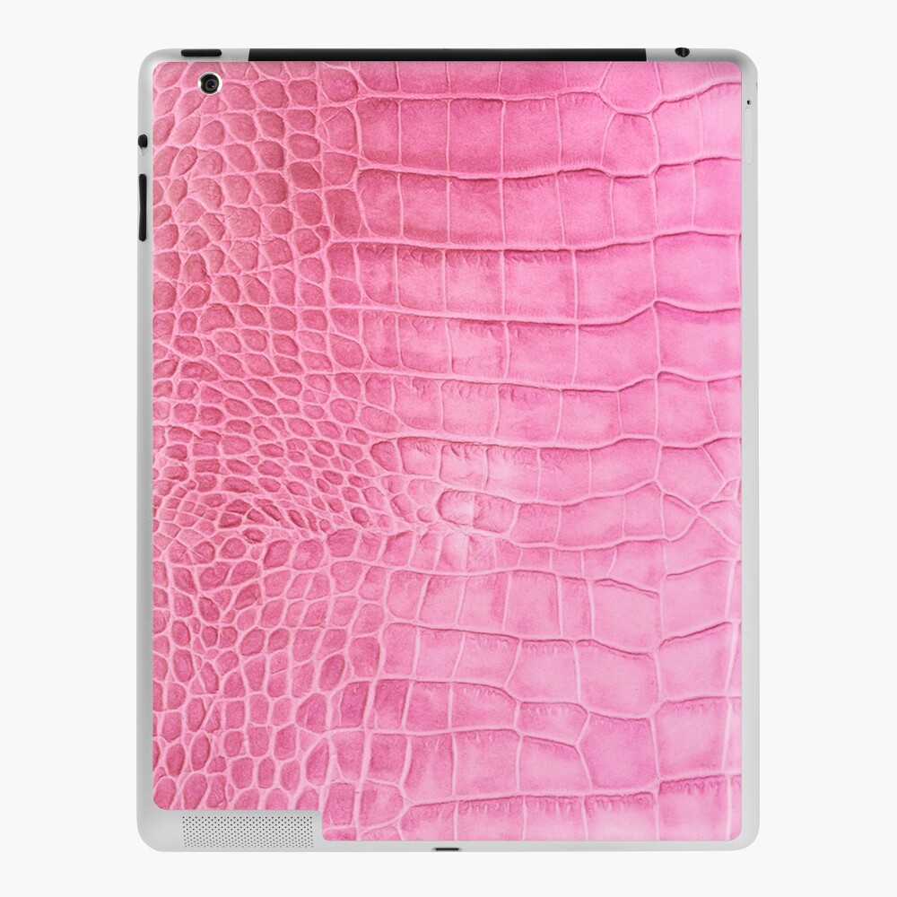 Croco leather effect (pink) iPad Case & Skin for Sale by capricedefille